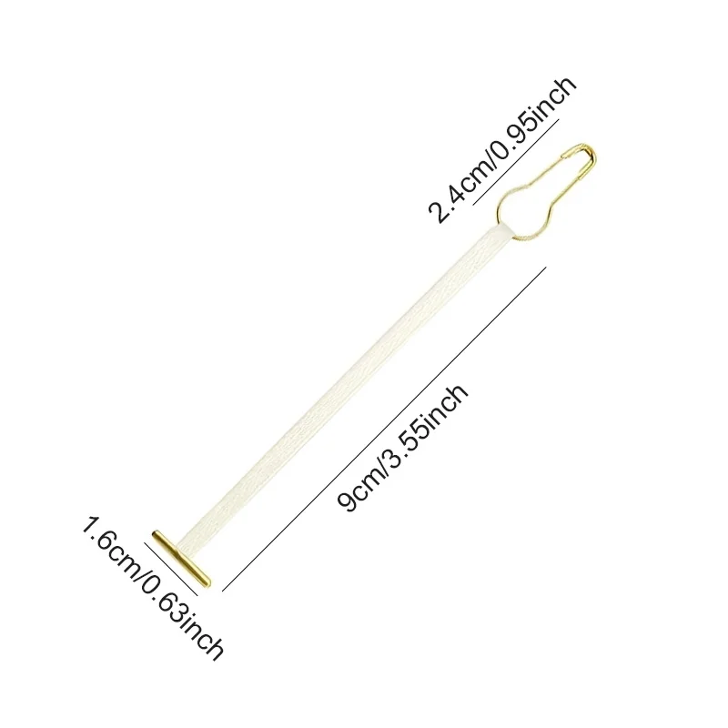 100/200/300pcs Elegant Cream Satin Ribbon Tag Fastener Golden Calabash Pin Boutique Garment Price Label Hanging Cord for ZYF