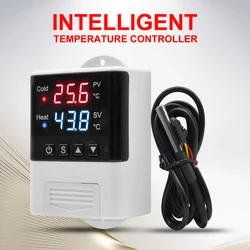 DTC2210 AC 110V 220V Digital Microcomputer Thermoregulator Thermostat Temperature Controller Cooling Heating Switch Dual Display