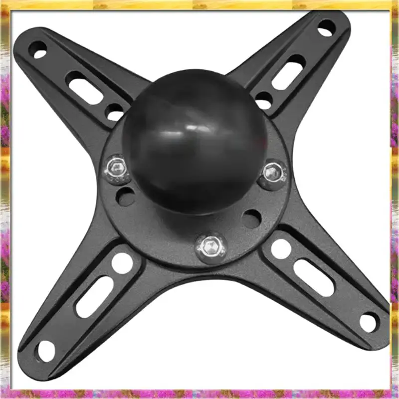ABSU Monitor Mounting Adapter Bracket Plate Wall Arm Mount Portable To 100X100mm 75X75mm With 1.5 Inch Ball Head Universal