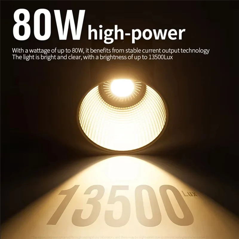 

Exquisite Workmanshipp-80W COB Camera Light Outdoor Kit 2500-6500K Video Dimmable Photographic LED Light For Photo Studio Film L