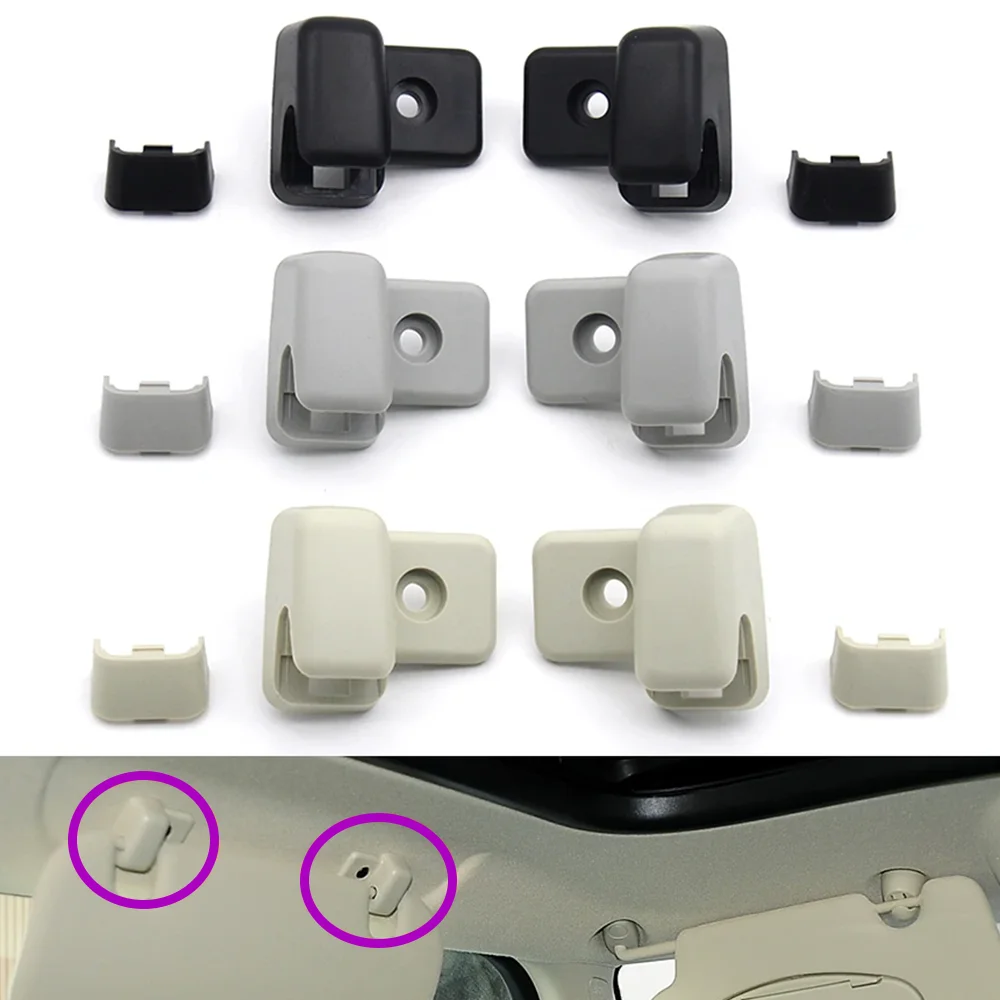 인테리어 자동차 지붕 드라이버 사이드 선 바이저 햇빛가리개 플레이트 실드 고정 클립 버클 후크, BMW 미니 쿠퍼 R55 R56 R60 2007-2014