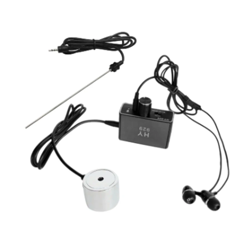 

Water Pipe Tube Leakage Monitor Tester Kit Detector Sensor With Dual Probes Earphone EU Plug