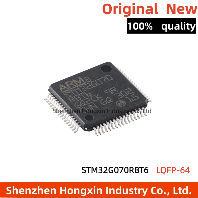1-5 pieces of STM32G070RBT6 LQFP-64 ARM Cortex-M0+32-bit microcontroller MCU
