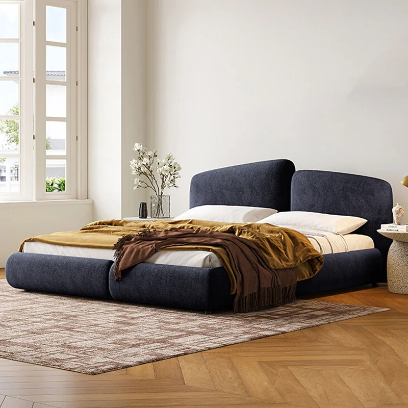 

*s forModern Style Customize Fabric Queen king Home Furniture Upholstered Bed Frame for Bedroom*