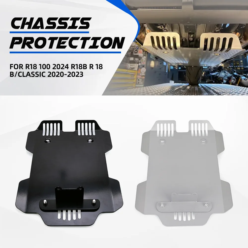 Protector de Motor para Motocicleta BMW R18 100 2024 R18B R 18 B/Classic 2020-2023, Cubierta de Protección del Chasis, Placa Protectora Antideslizante
