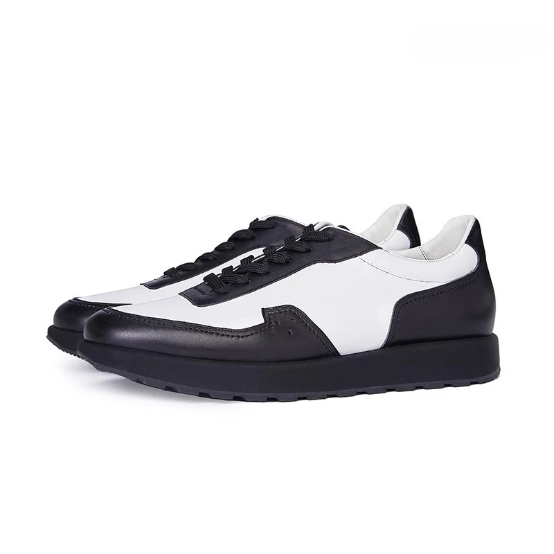 

Men Shoes Fashion Business Breathable Casual Shoes Male High Quality Genuine Leather Outdoor Sport Shoes Youth Flats