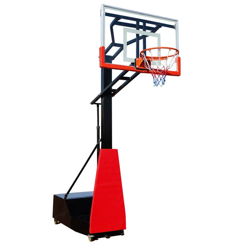 Basketball hoop removable outdoor adult can be lifted and lowered can be dunked juvenile children home basketball hoop shooting