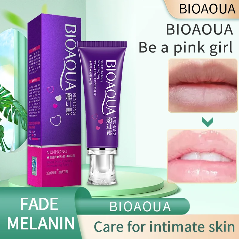 2/5pcs Bioaqua White ning Creme Lippen White ning privaten Teil Achsel Körper Gel Lippen Brustwarzen Schamlippen feminin rosa Mädchen Körper creme