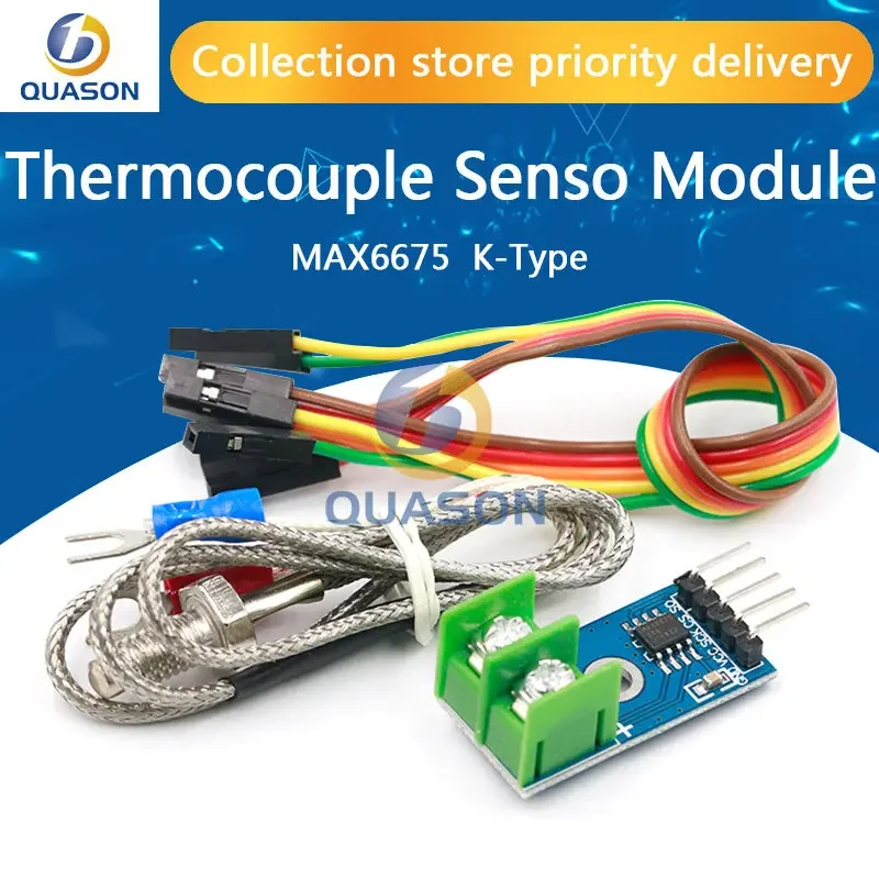 Modulo MAX6675 + modulo gradi di temperatura Senso termocoppia termocoppia tipo K per arduino