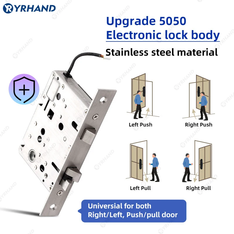 YRHAND-cerradura electrónica Digital para casa inteligente, dispositivo de cierre biométrico con huella dactilar, con Wifi, Tuya