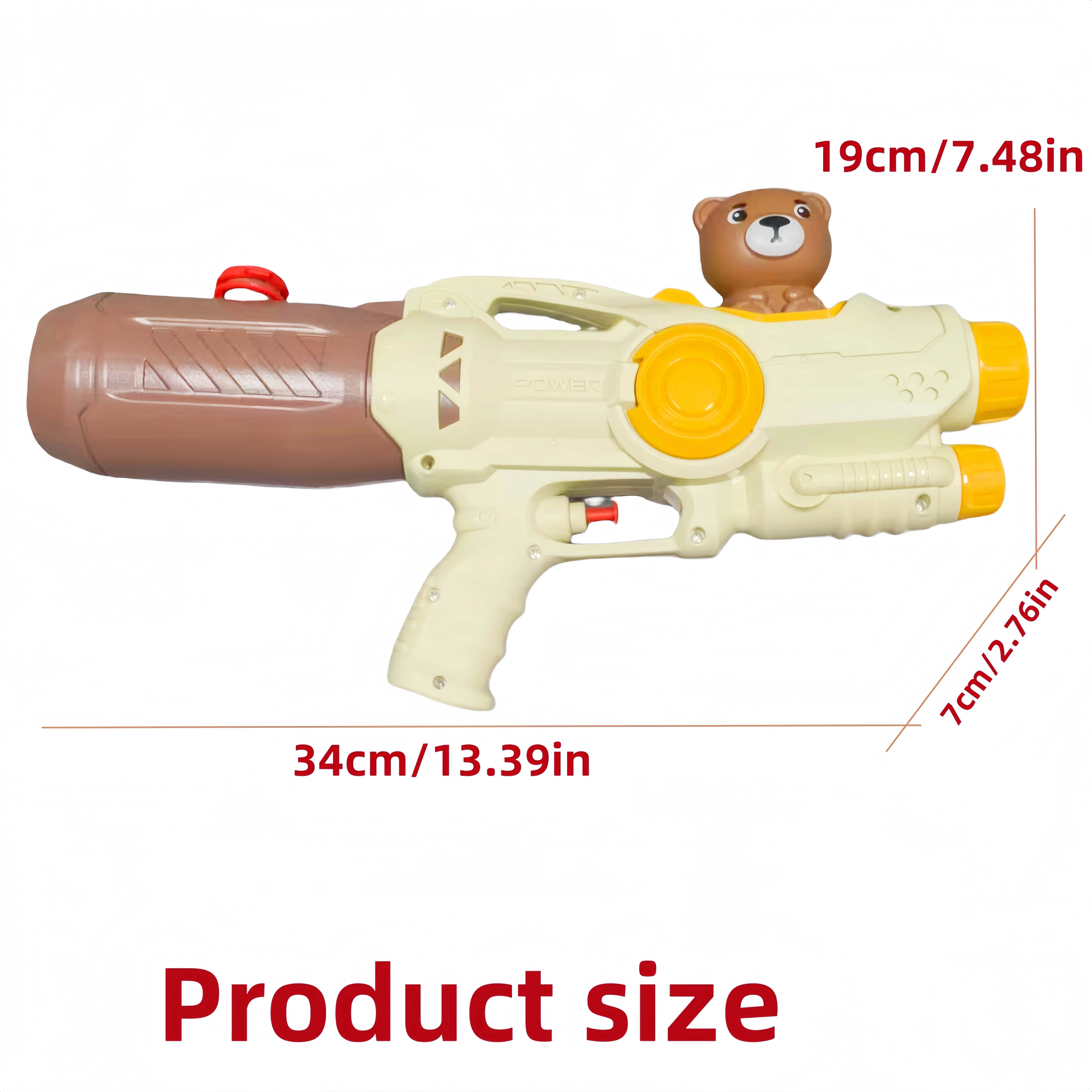 Novo blaster de água duplo de verão infantil – perfeito para batalhas de água de praia e piscina ao ar livre