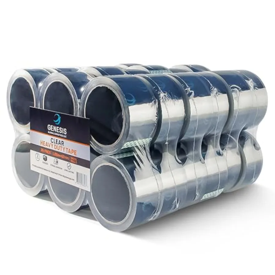 

Clear Packing Tape Rolls Heavy Duty Packaging Tape for Shipping Packaging Moving Sealing Thicker Clear Packing Tape 1.88 Inch W