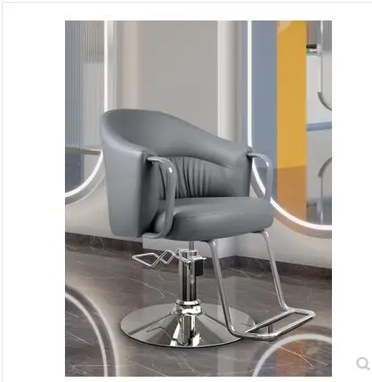 Barber shop barber chair iron dyeing barber chair stainless steel barber chair barber shop barber chair. Salon furniture, salon