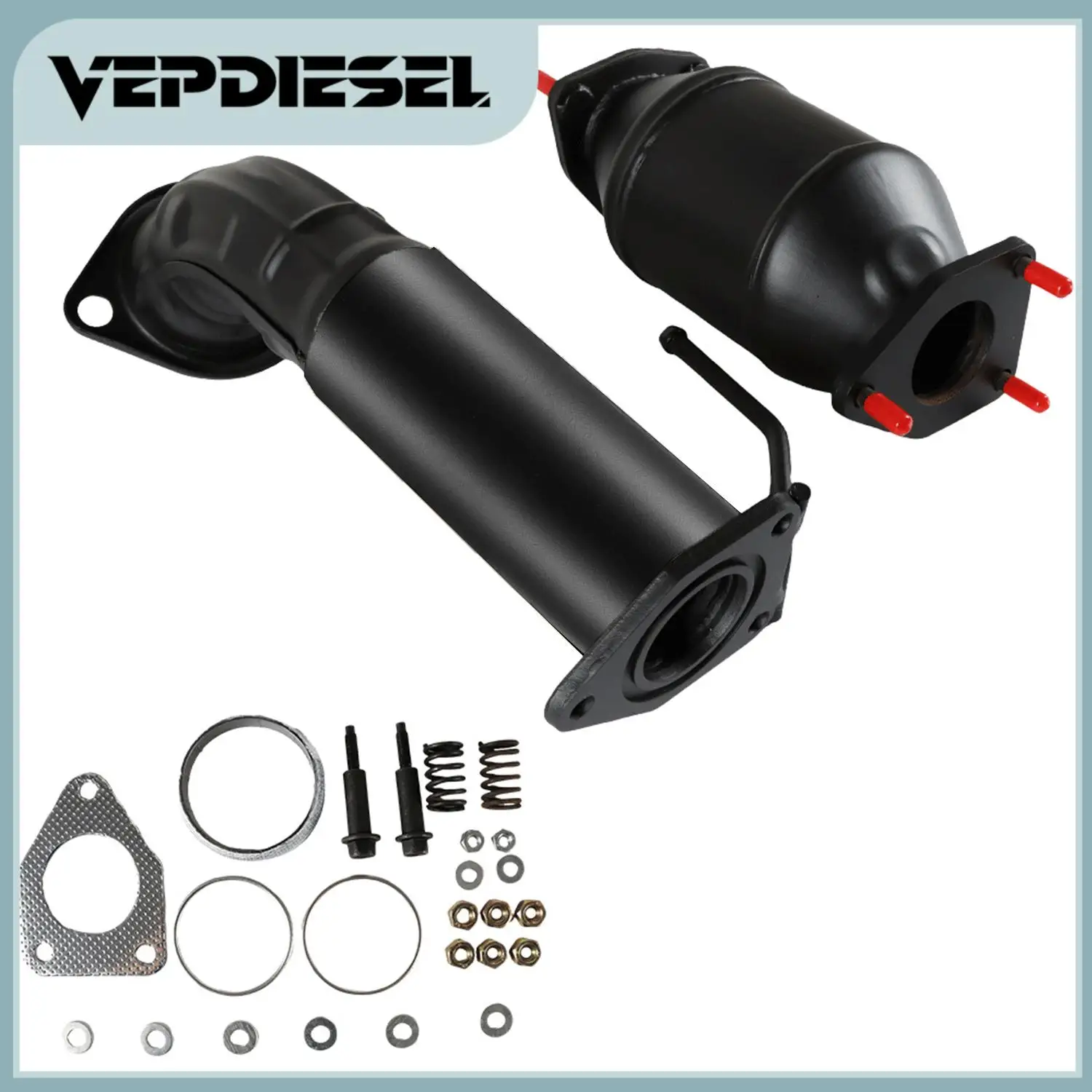 

2 PCS VEPDIESEL Catalytic Converter W/Bolts Screw Seal 642118 For 2008-2012 Honda Accord 2.4L Car Replacement Parts Accessories