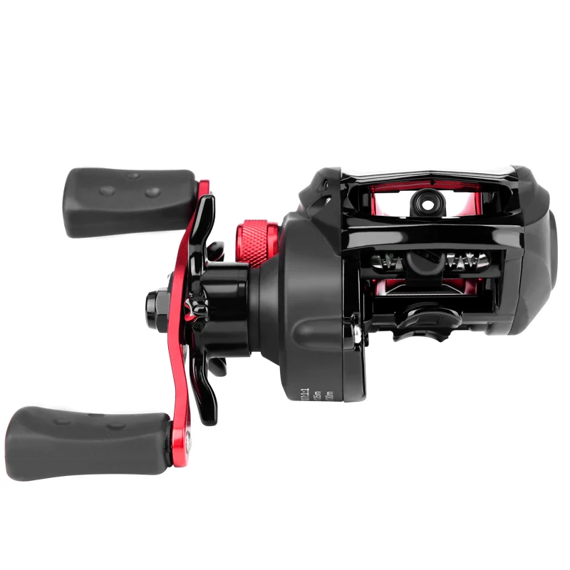 DEUKIO Allwasser-Angelrolle 7,1:1 Übersetzungsverhältnis 5+1BB 8kg Bremskraft Baitcasting-Rolle Karpfenangel-Rolle – Detail 16