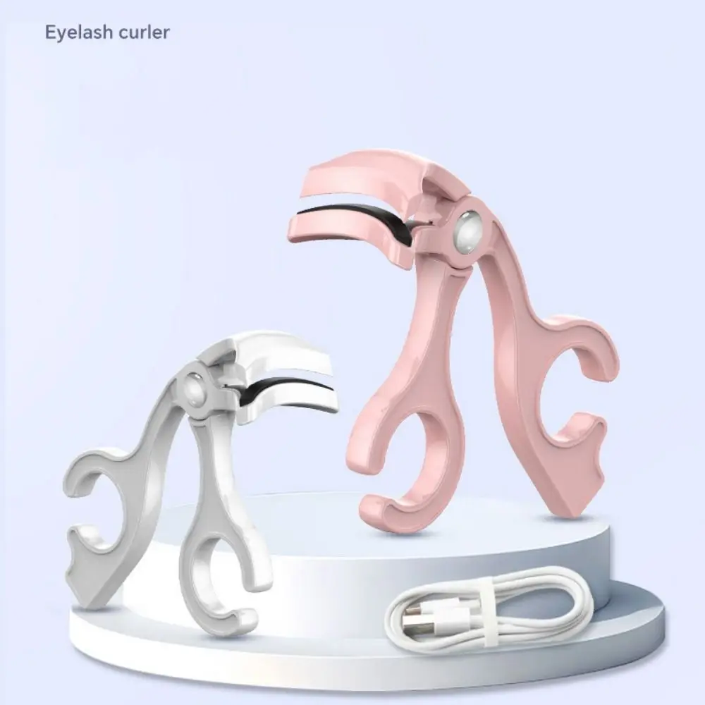 

Wide Angle Electric Eyelash Curler Lasting Curling Fast Heating Heated Eyelash Curling Device USB Charging Comfortable Grip