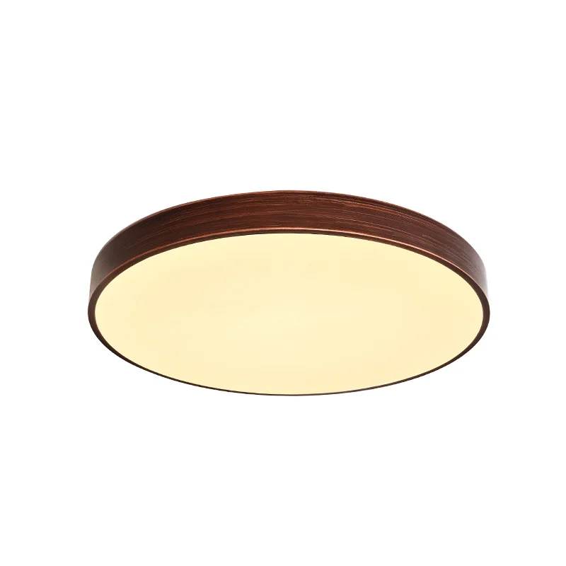

American ceiling light, bedroom light, retro minimalist living room master bedroom room round minimalist B & B country