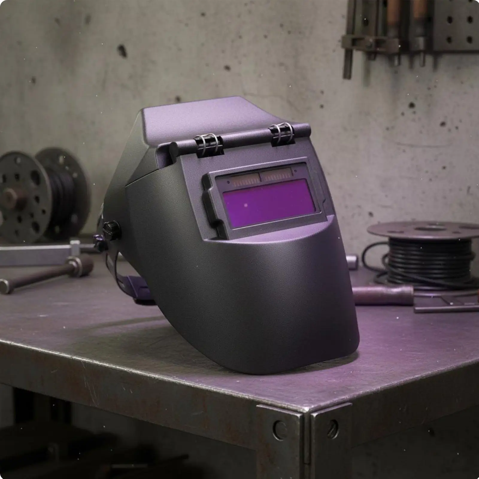 Lightweight Welding Face Shield with Adjustable Ratchet Headband for Comfortable Welding Work
