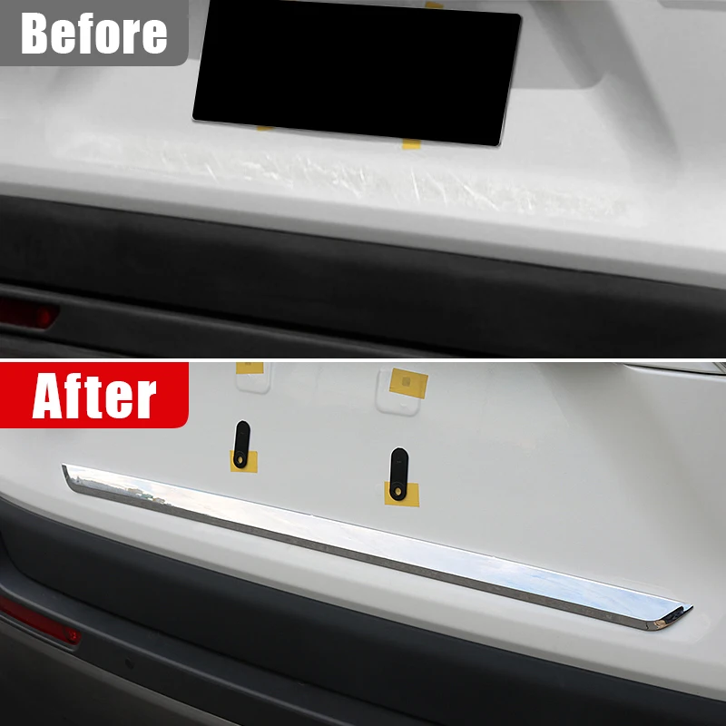 

3D-накладка на кромку крышки багажника для Toyota RAV4 XA50 2019-2024 Hybrid, автозапчасти