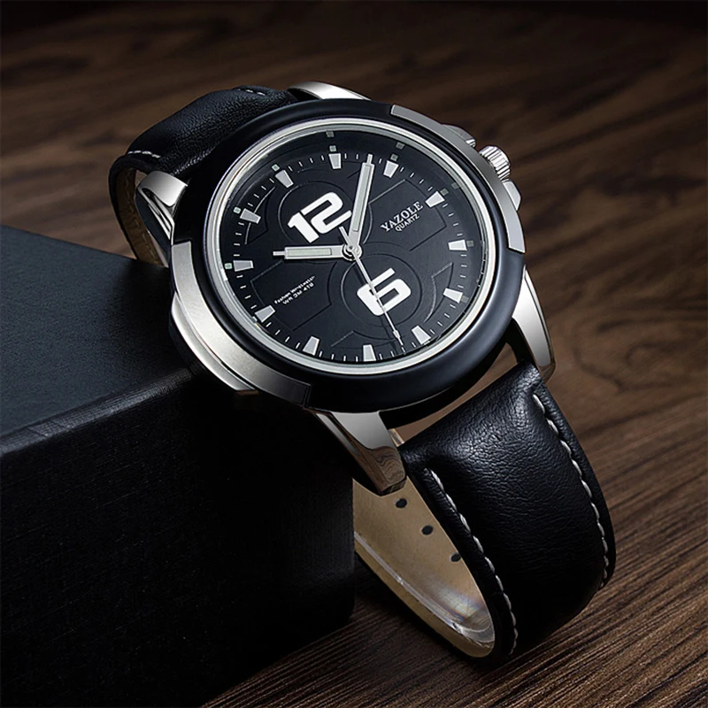 Luxury Watch Men 2023 Top Brand Business Leather Casual Wristwatches Fashion Brown Vintage Sport Male Clock Gift Kol Saati Erkek