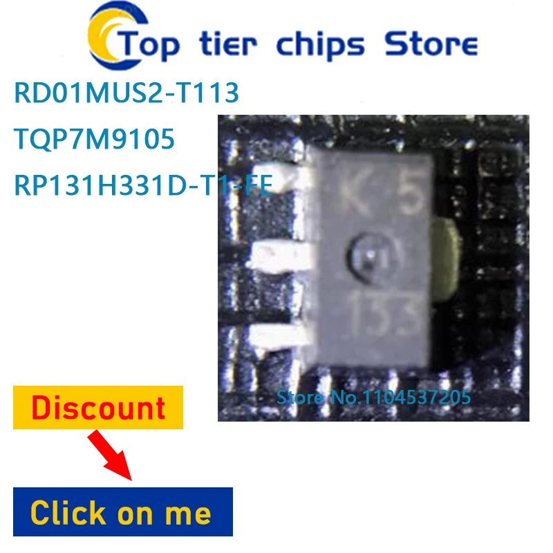1PCS~10PCS/LOT  RD01MUS2-T113 TQP7M9105 RP131H331D-T1-FE SOT 100% NEW