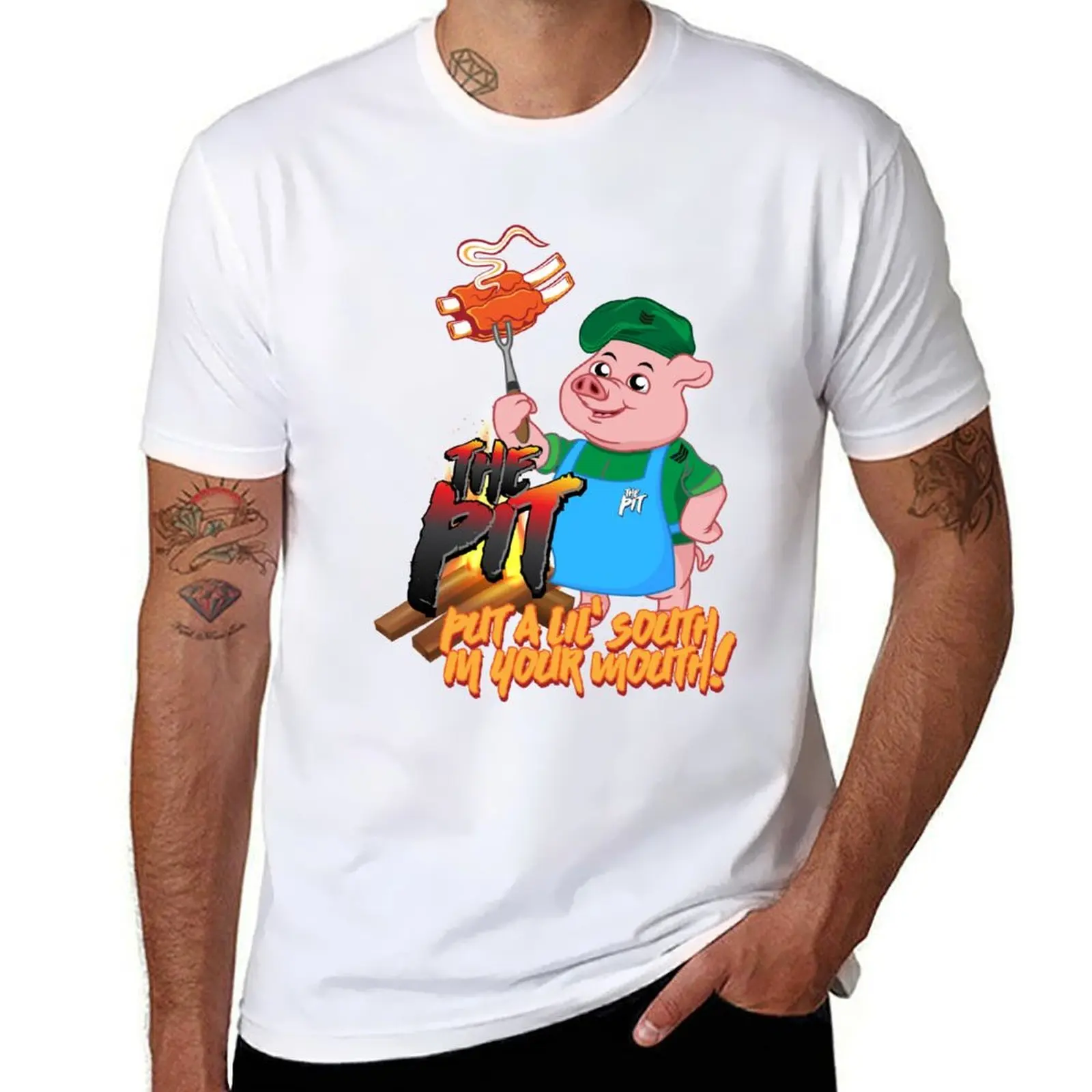 

The Pit T-Shirt anime t shirts oversize t shirts for man pack cotton T-Shirt