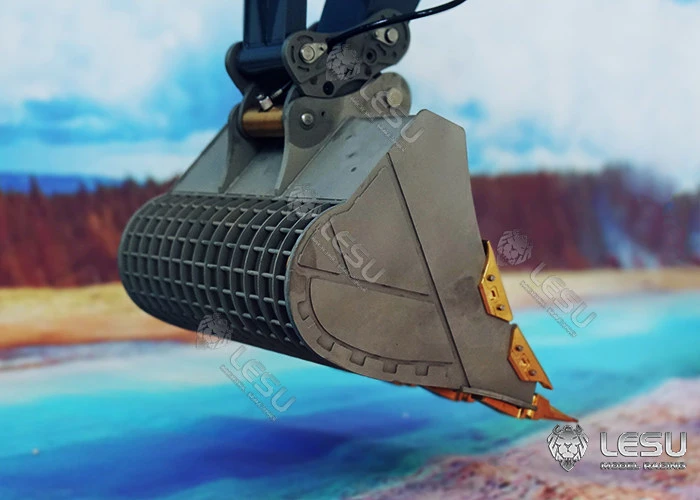 RC 1/14 Schaufelaufsatz, Kippmulden-Schaufel für Tamiya Hydraulikbagger, Lader, Muldenkipper für MAN VOLVO Anhänger, Kipper, DIY-Teile – Detail 2