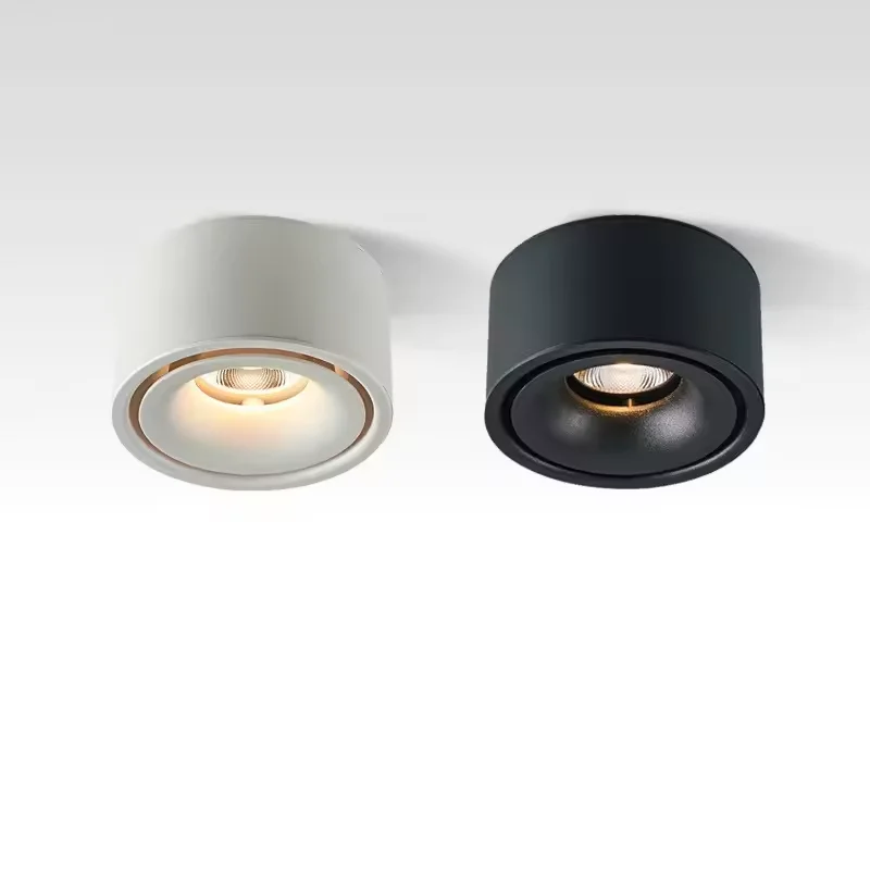 Round Surface Mounted LED Downlights 7W10W12W15WMounted Ceiling Lamps Spot Light 110V/220V driverless LED DownLight