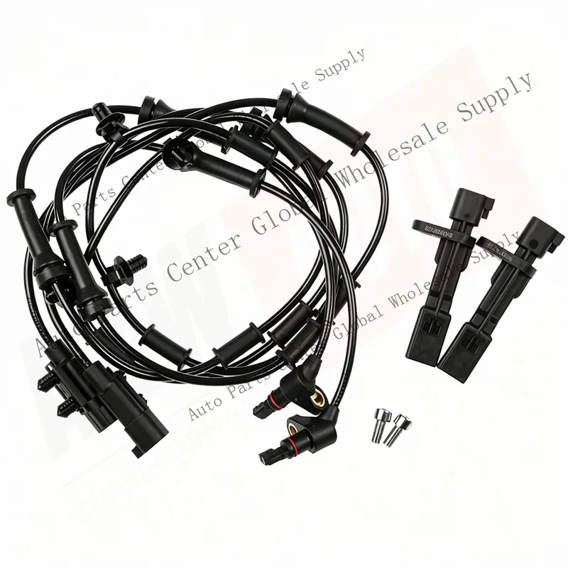 Z+ 4x Front Rear Right Left ABS Speed Sensor for 07-16 Jeep Wrangler