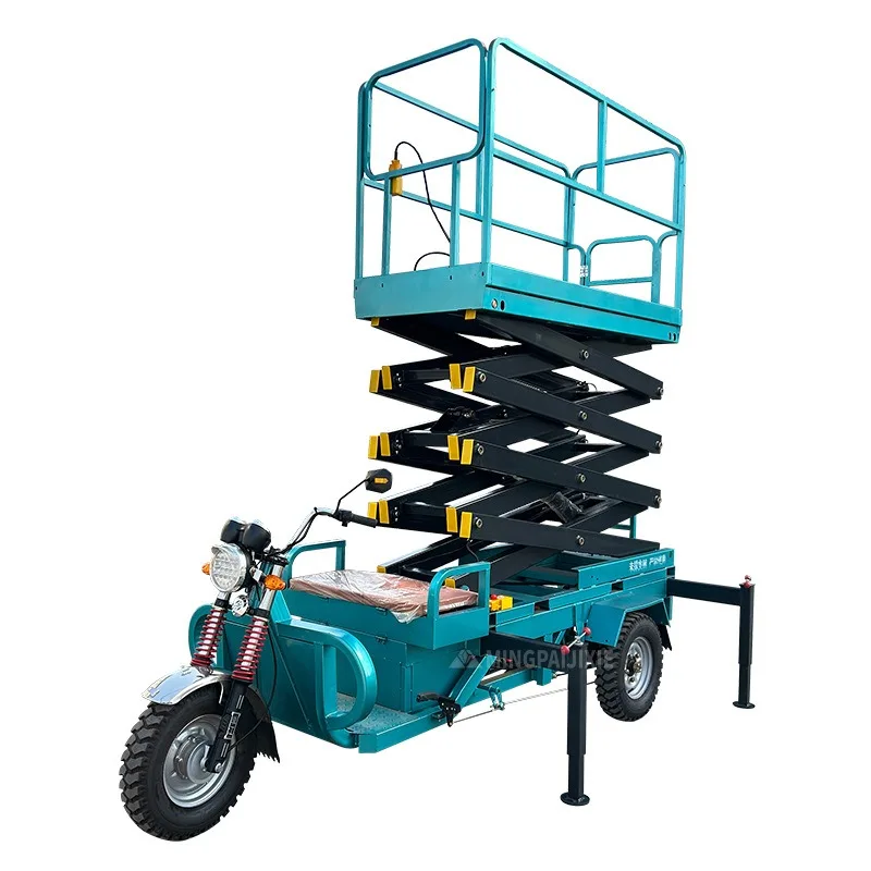 منصة رفع هيدروليكية كهربائية من FOB مثبتة على السيارة مقصية بطول 4-12 متر لشاحنة المرافق وأعمال الصيانة #5