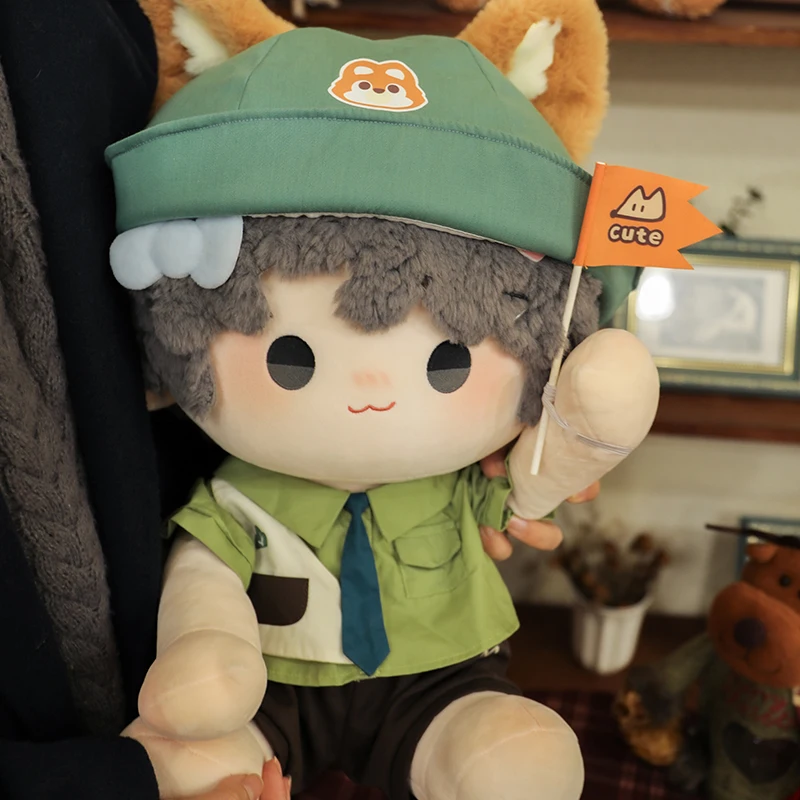 ตุ๊กตาผ้าฝ้าย Lang Huihui Bear Club Store ขนาด 40 ซม. - ตุ๊กตาชายท่าทางนั่ง ของแท้จาก Ichibansho ของสะสมลิขสิทธิ์