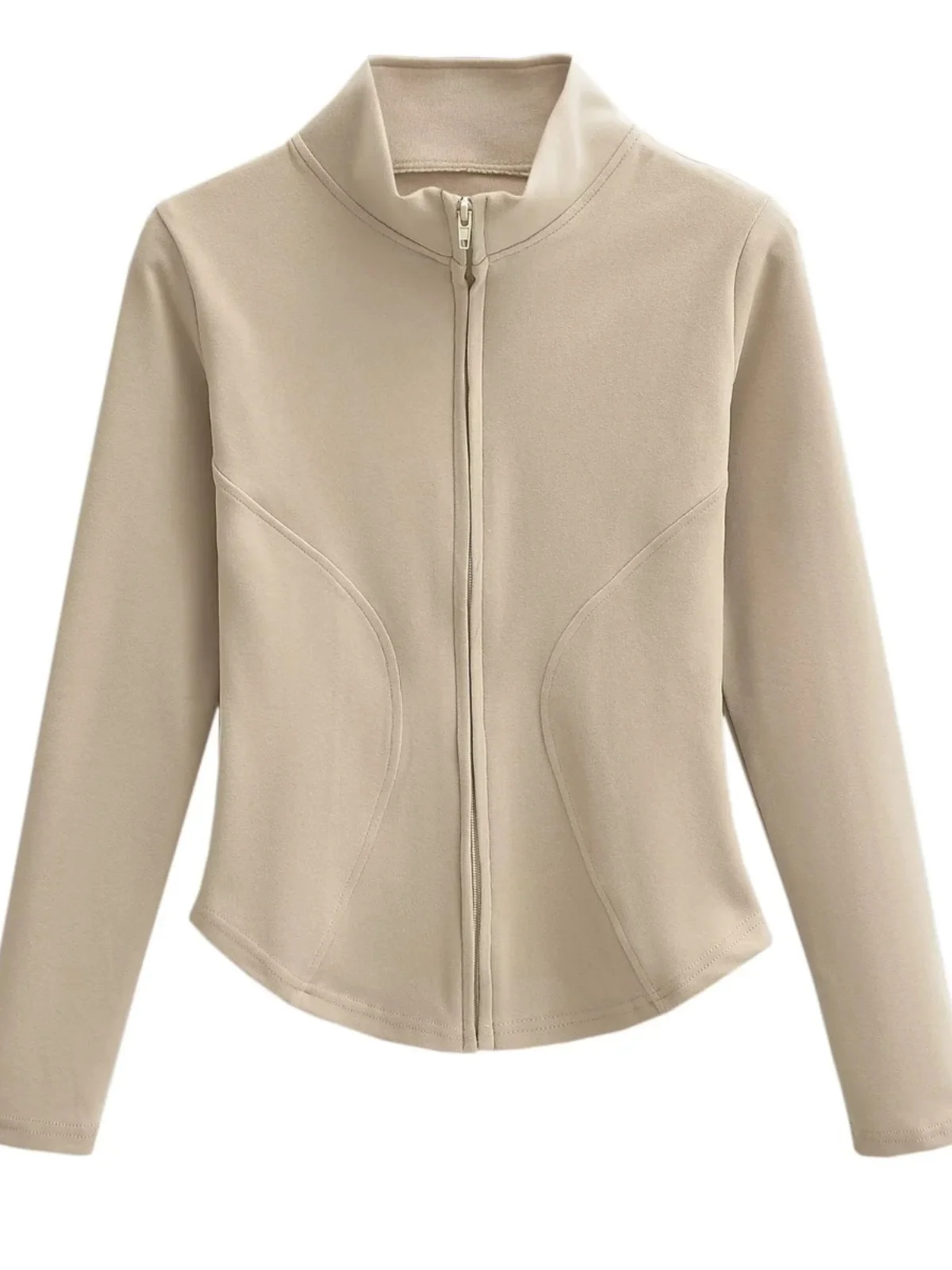 Slim Fit Long Sve Z… - image