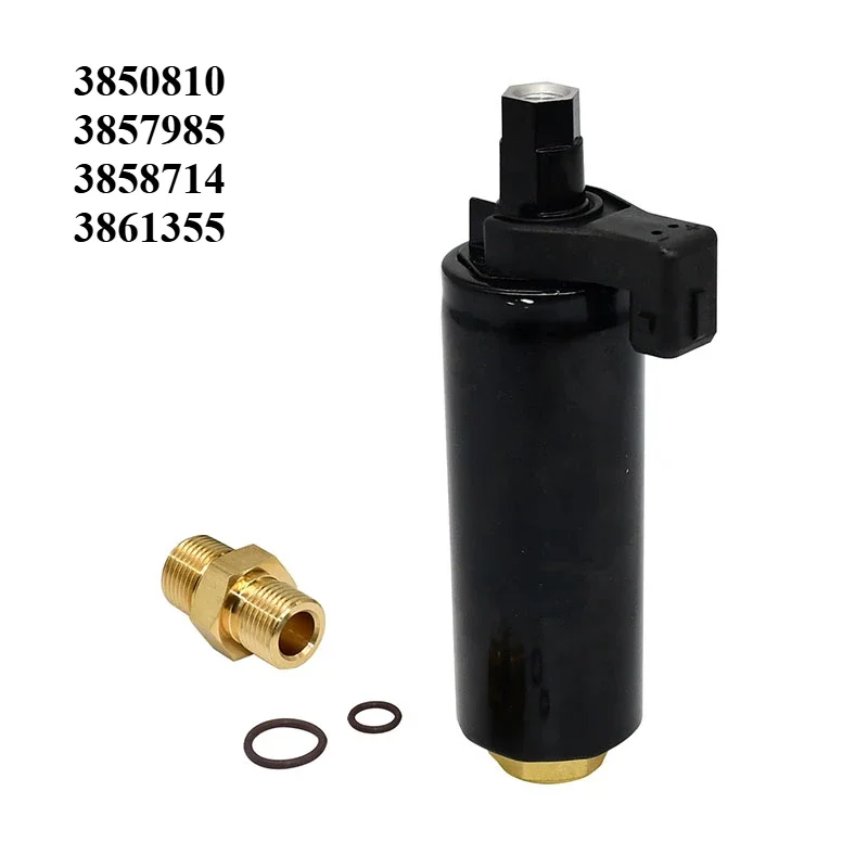 OUNENG NEW Electric Fuel Pump With NPT Fitting O Rings 3850810 3857985 3858714 3858261 Compatible 4.3L 5.0L 5.7L 5.8L Engines