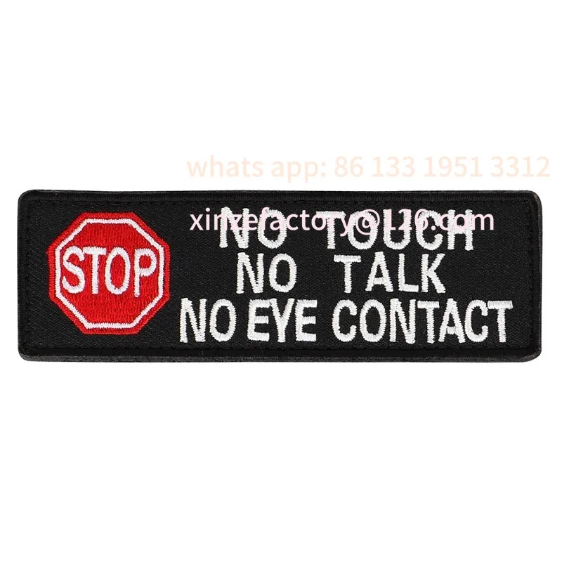 

Customizable Dog Military Tactical Sticker Label Collar Harness Tag Special Patches for German Shepherd Training Stickers Pet Ac