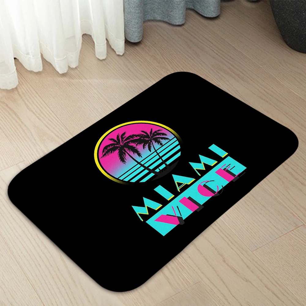 Miami Vice Doormats Home Carpet Entrance Door Mats Modern Decor Carpet Bathroom Floor Mats 138