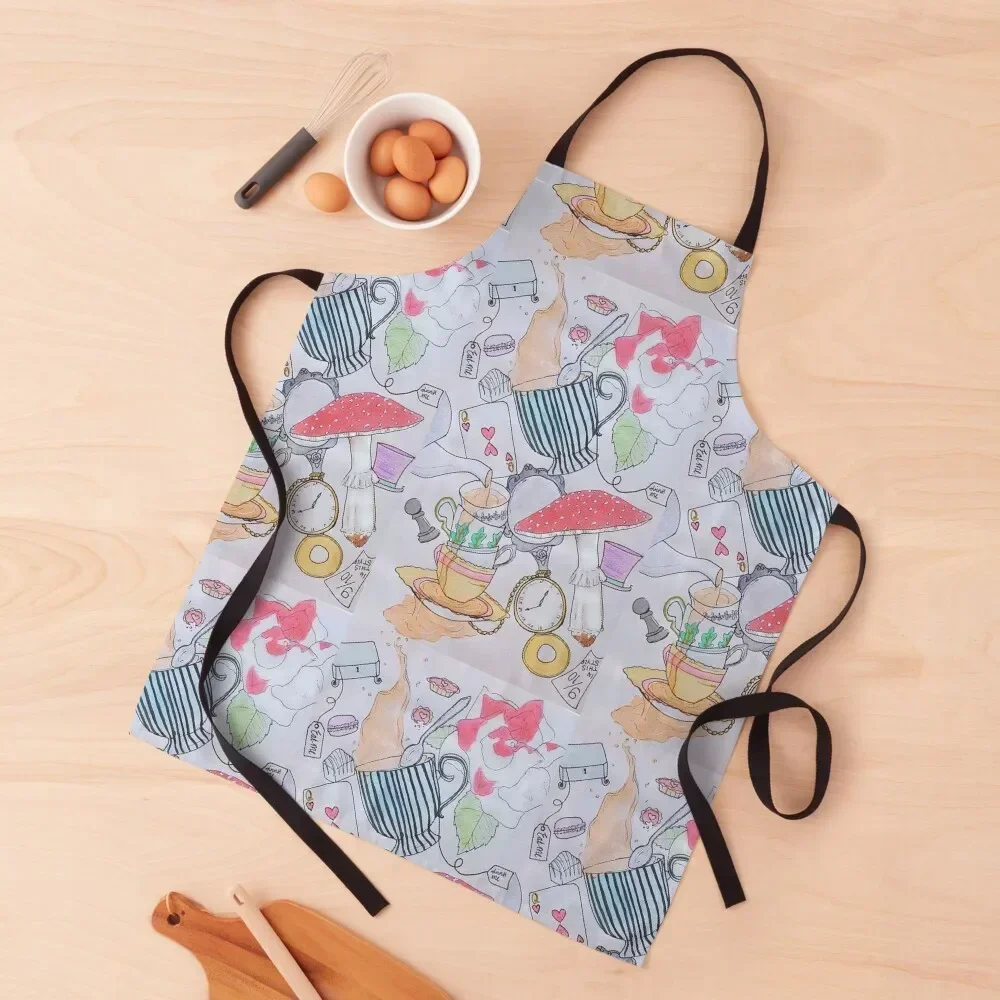 

Wonderland Apron For Women custom women's kitchen Chef Accessories chef for man Apron