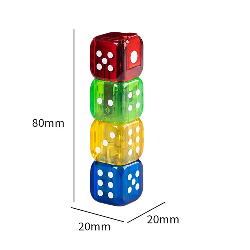 Creative Green Flame Dice Lighter Cool LED Colorful Light Windproof Butane Gas Tube Straight Fire Jet Lighter Cigarette Tool