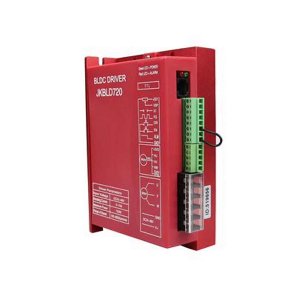 Hallless motor uses brushless DC 24V-48V controller speed regulation subdivision driver set  BLD720