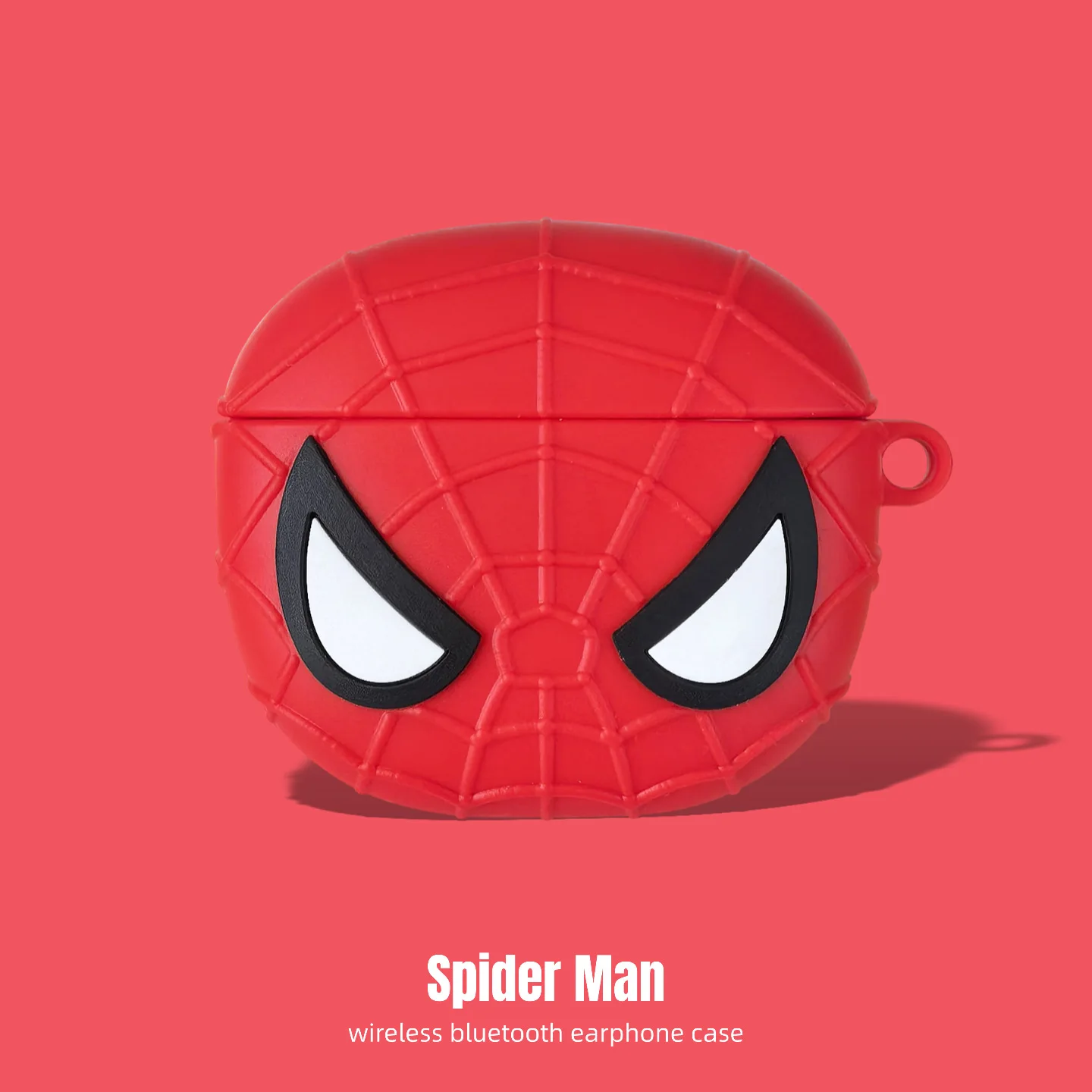 Cartoon Spiderman Case For Samsung Galaxy Buds3 / 3 Pro / 3 FE Cute Earphone Bag For Galaxy Buds3 Pro With Finger Strap