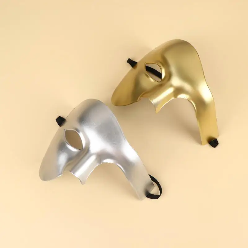 Phantom Halbgesichts-Cosplay-Maske Hochwertig Leichtgewichtig Langlebig für Halloween Bühnenauftritte – Detail 5