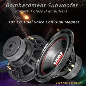 Woofer Magnetik Ganda Mobil 10/12 Inci 2~8 range Speaker Panggung Karaoke Bass Murni 500w Berdaya Tinggi Jangkauan Penuh Penguat Daya Kelas D Push 10 speaker penjualan terbaik 12 inci - №