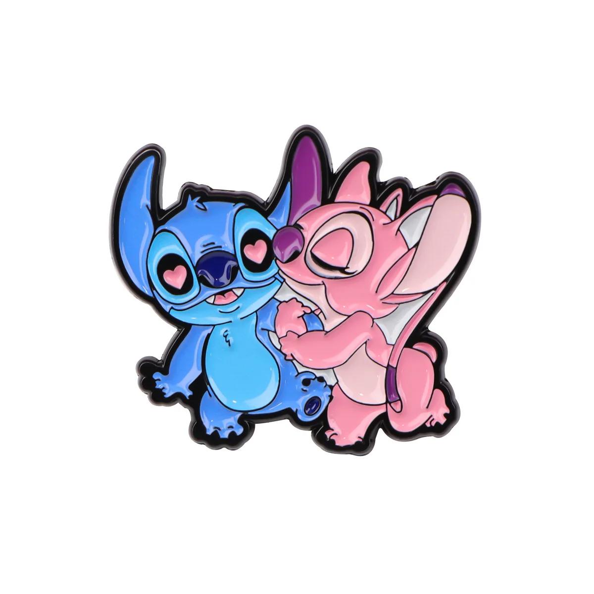 Stitch เคลือบโลหะผสมการ์ตูนตัวอักษรเข็มกลัด Pin ออกแบบสร้างสรรค์วันหยุดของขวัญอุปกรณ์เสริมสําหรับแฟนๆ, ป้ายที่ไม่ซ้ํากันสะสม