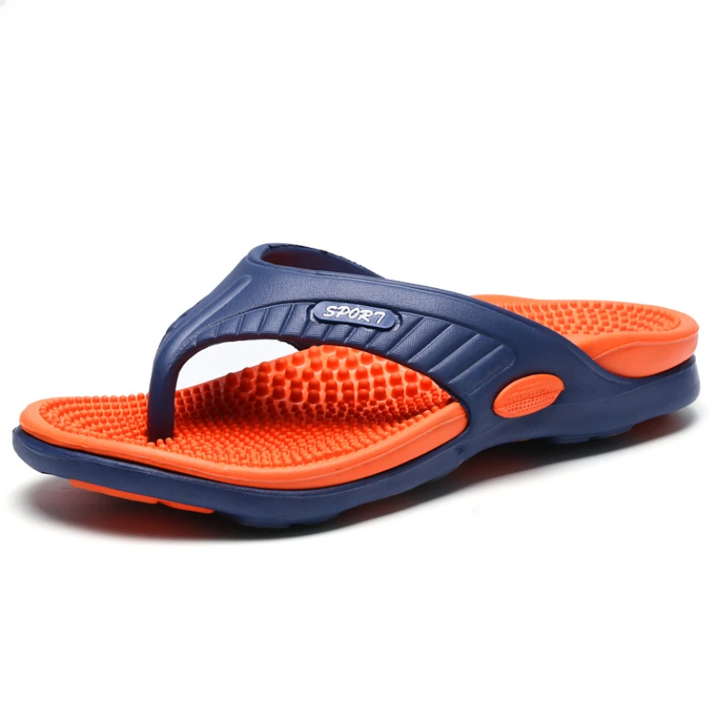 YRZL Summer Men Flip Flops Beach 2024 New Soft Bottom Slippers High Quality Men Outdoor Comfortable Non Slip Flat Slide Sandals image 5