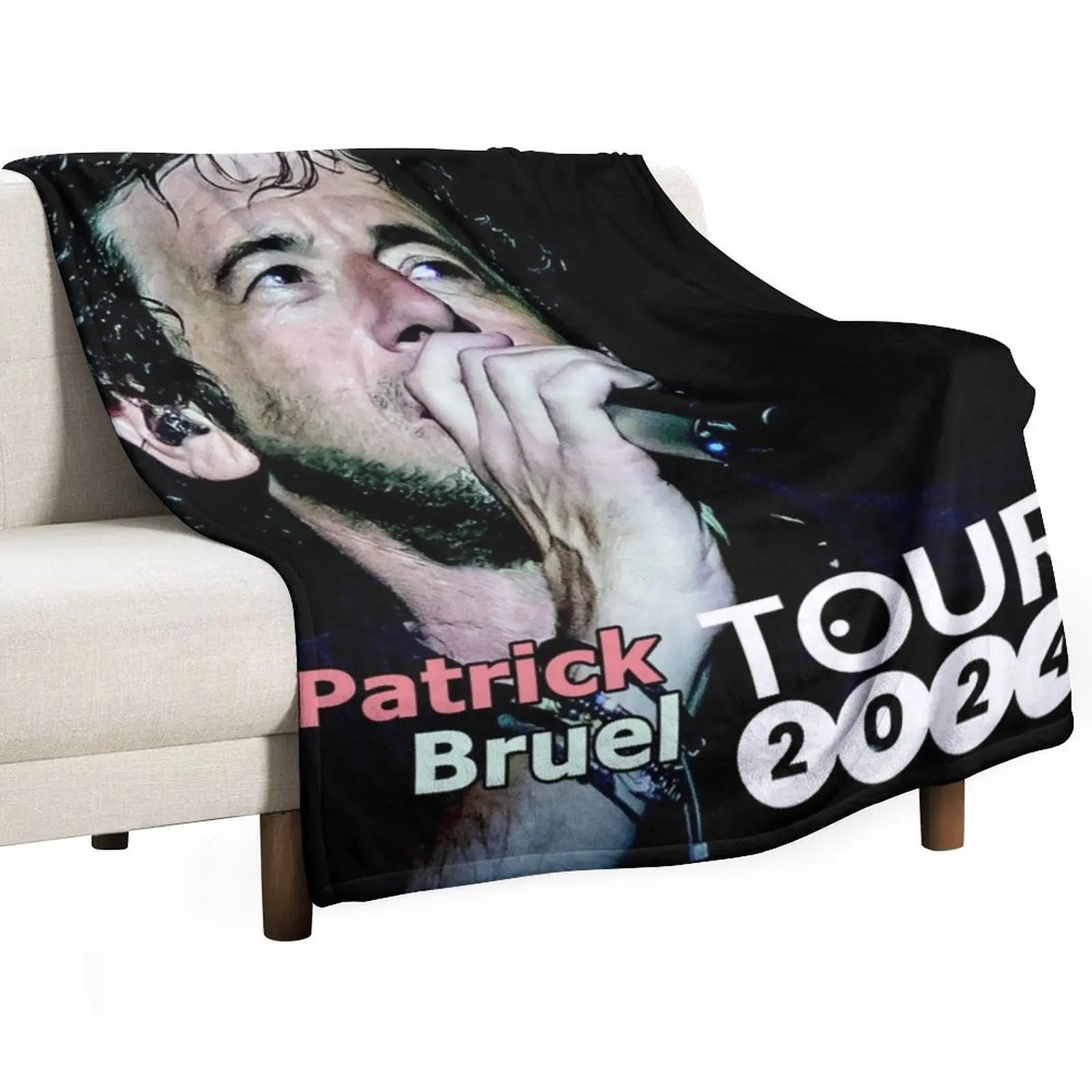 

bilanya Patrick Bruel Show Tour TOURNEE en ACOUSTIQUE 2022 Throw Blanket Long Lasting Soft Plush Blanket for Daily Use