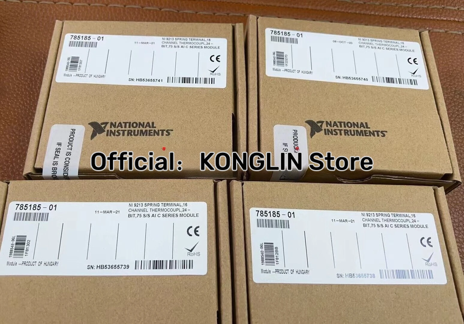 1 PCS National Instruments NI 9213 16-Channel Thermocouple Input Module -new NI-9213