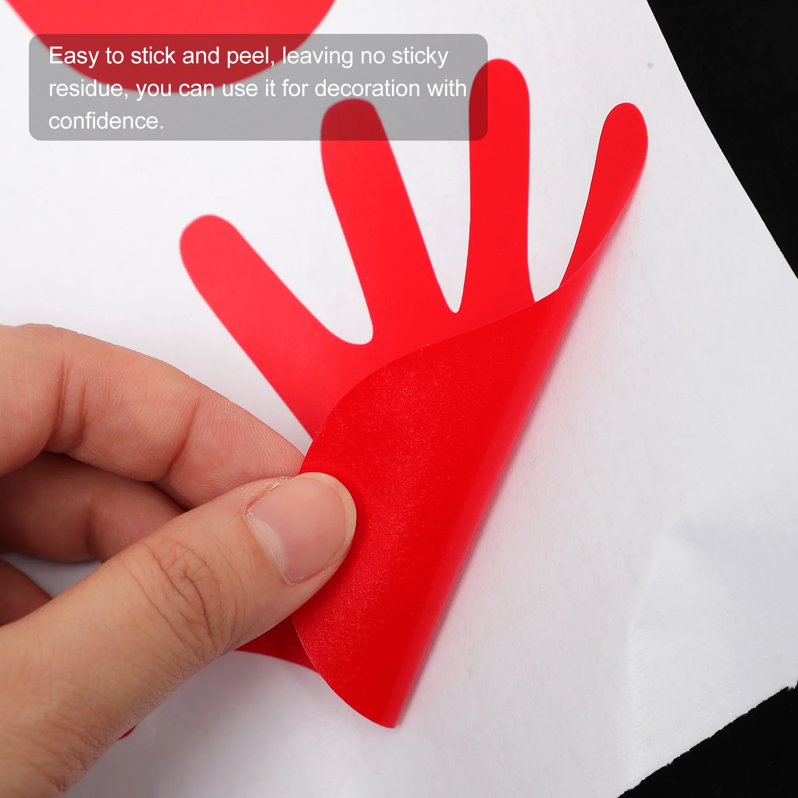 

40pcs Handprint Footprint Wall Stickers Pvc Adhesive Decals Kids Room Nursery Decoration Classroom Wall Stickers Durable