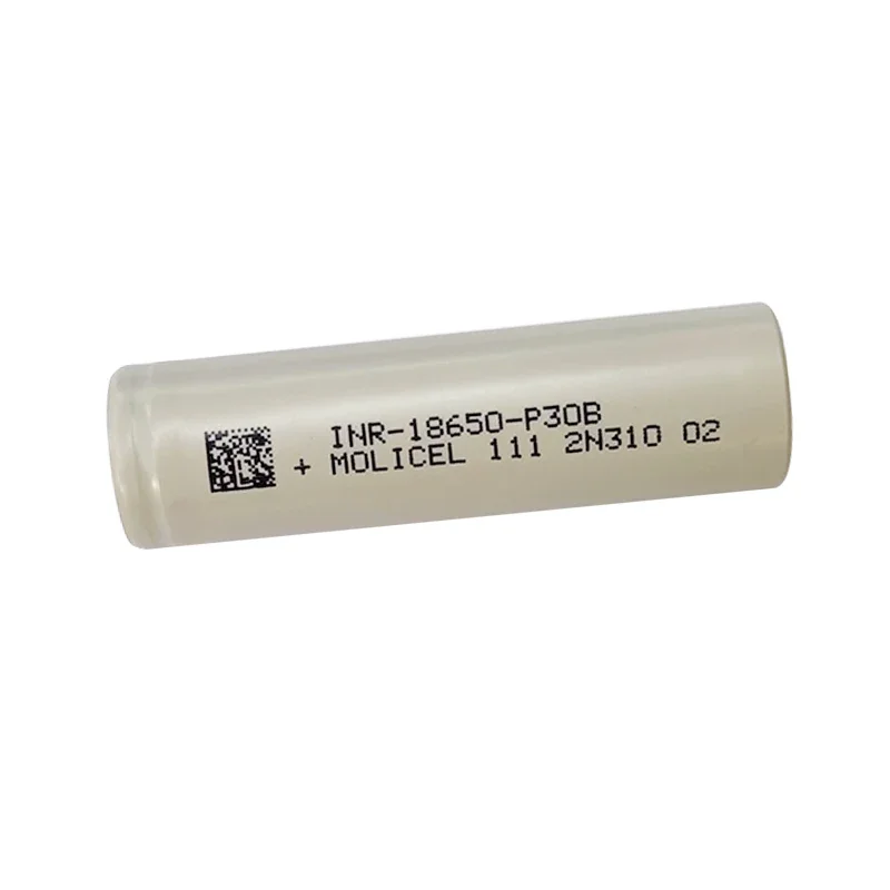 Molicel P30B INR18650 3000mAh 40A Rechargeable Li-ion Battery High Drain Flat Top Cell for Power Tools Battery Pack