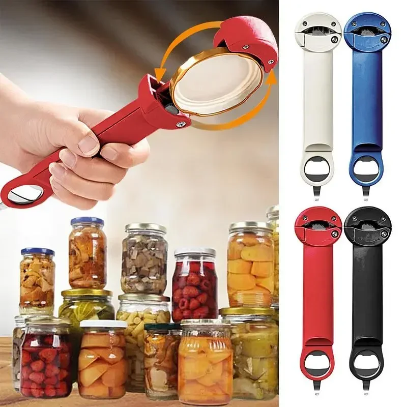 Multifunctional Bottle Opener Retractable Can Opening Stainless Steel Manual Can Opener Gadgets Adjustable Kitchen Gadgets