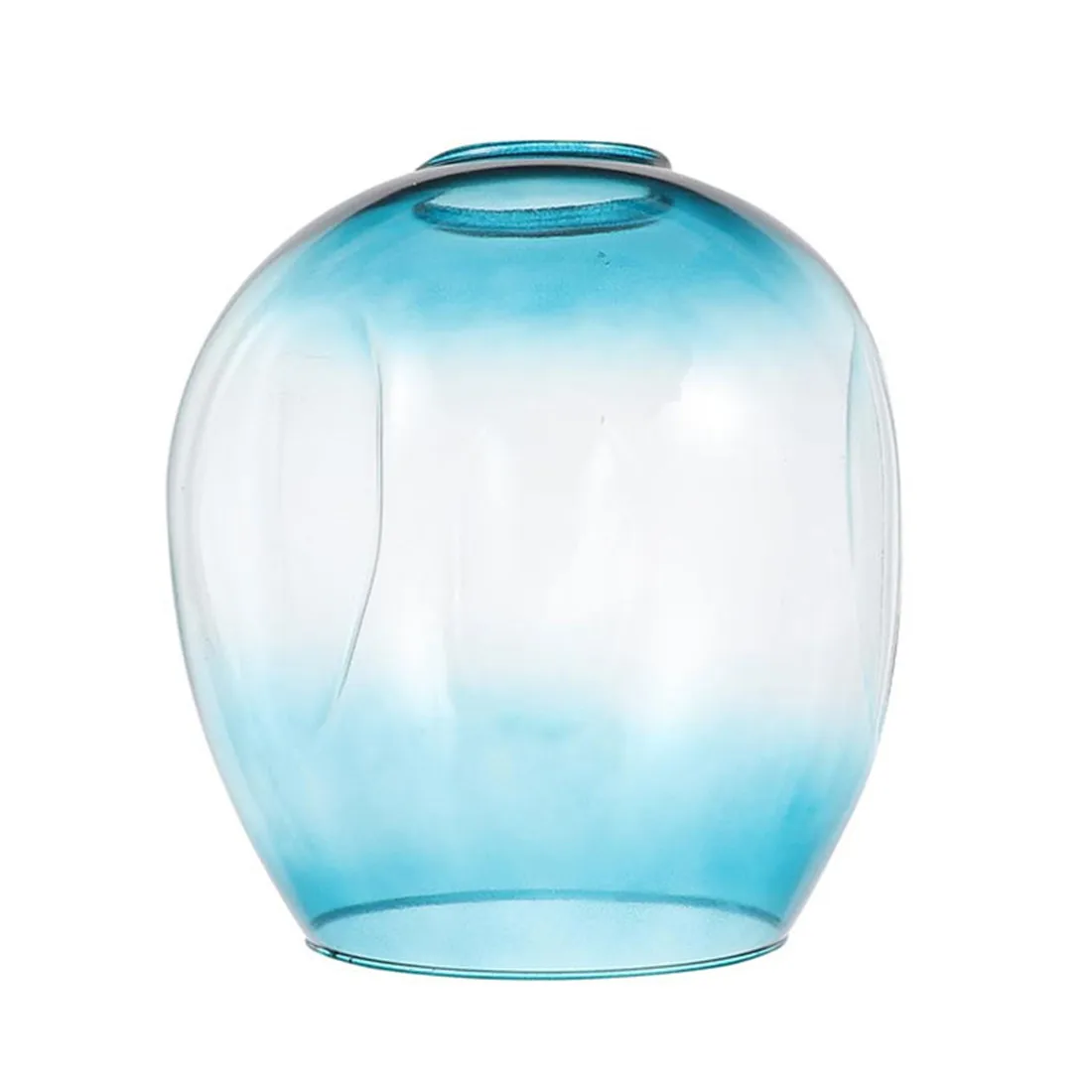 

Home Vintage Glass Shades Fading Blue Replacement Glass Lampshades 1-5/8" Fitter Opening for Threaded Medium Base Socket