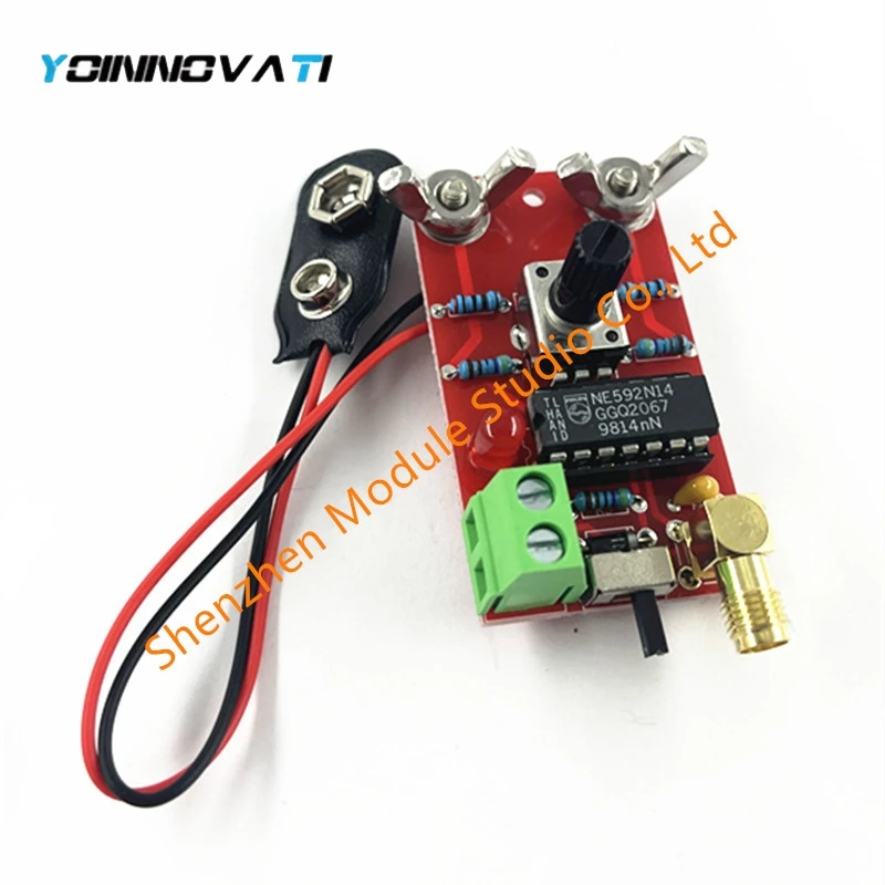 1pcs Magnetic Loop Antenna Module Active HA SDR Short Medium Wave Radio Low Noise Adjustable Gain Loop Antenna